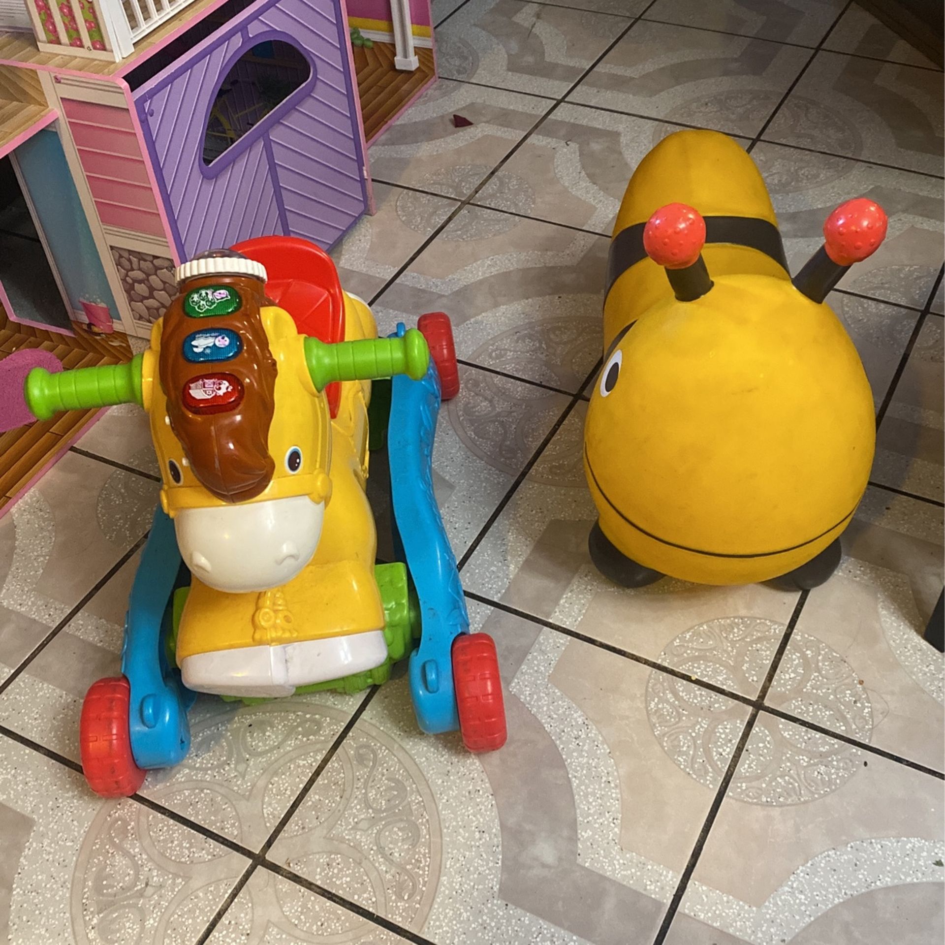 Baby Horse And Bumble Bee