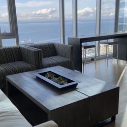 Two Matching Modern Sofa Chairs