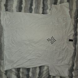 White baggy Jesus shirt - (L)