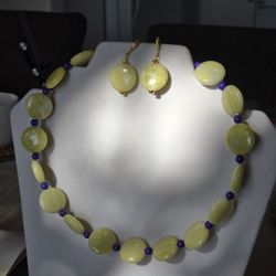   Artisan Jewelry Set – Handcrafted Necklace & Earrings by Natalia Weber