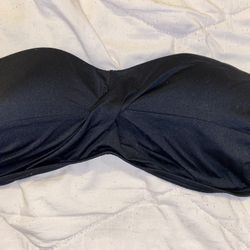 Mossimo Black Strapless Bikini Top (size D/DD)
