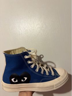 Comme des garçons blue converse