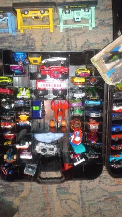 Toy cars and boxes