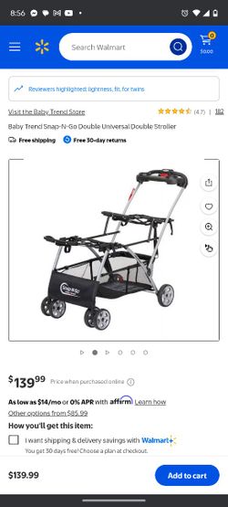 BabyTrend Double Stroller