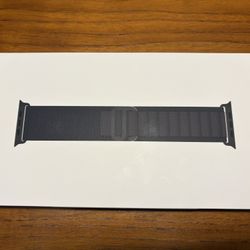 BRAND NEW - OEM Apple Watch - Alpine Loop Band Black Titanium G-Hook Closure - L