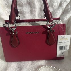 Michael Kors Raspberry Satchel 