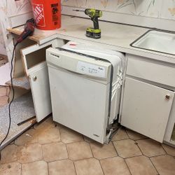 White Dishwasher $50