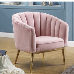 Colla Pink Accent Chair