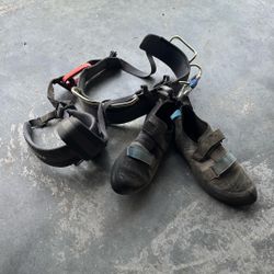 Climbing Harness And Shoes