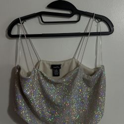 Shiny Crop Top