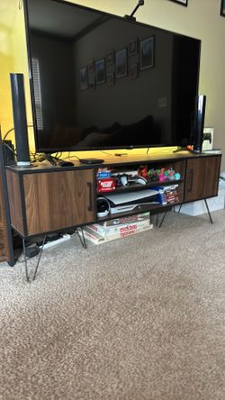 Tv stand with two compartments