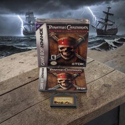 Pirates Of The Caribbean The Curse of The Black Pearl Game Boy Advance Complete With Manual. This item is the Pirates of the Caribbean: The Curse of t