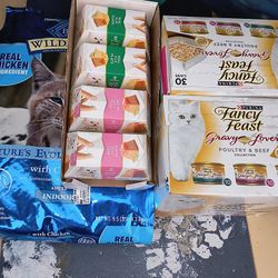 cat food mixed lot