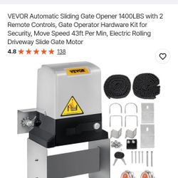 Vevor Slide Gate Opener 