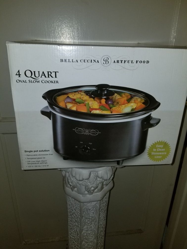 Oval slow cooker