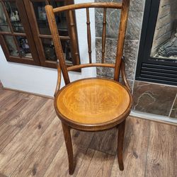 Thonet Style Vintage Spindle Back Chair