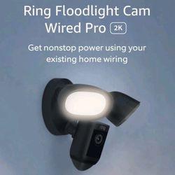 New RING FLOODLIGHT CAM PRO 2K. Be The Big Brother Of Your Area 