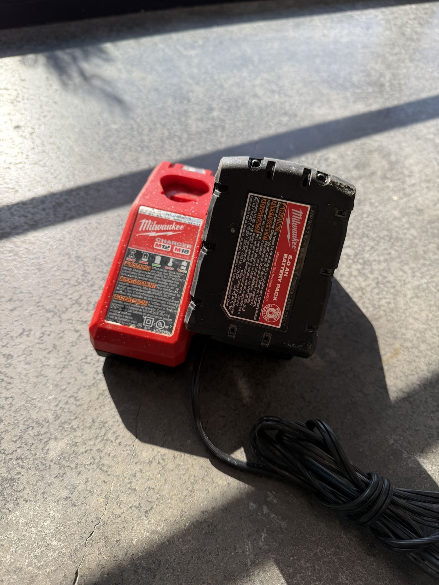 Milwaukee M18 Battery And Charger