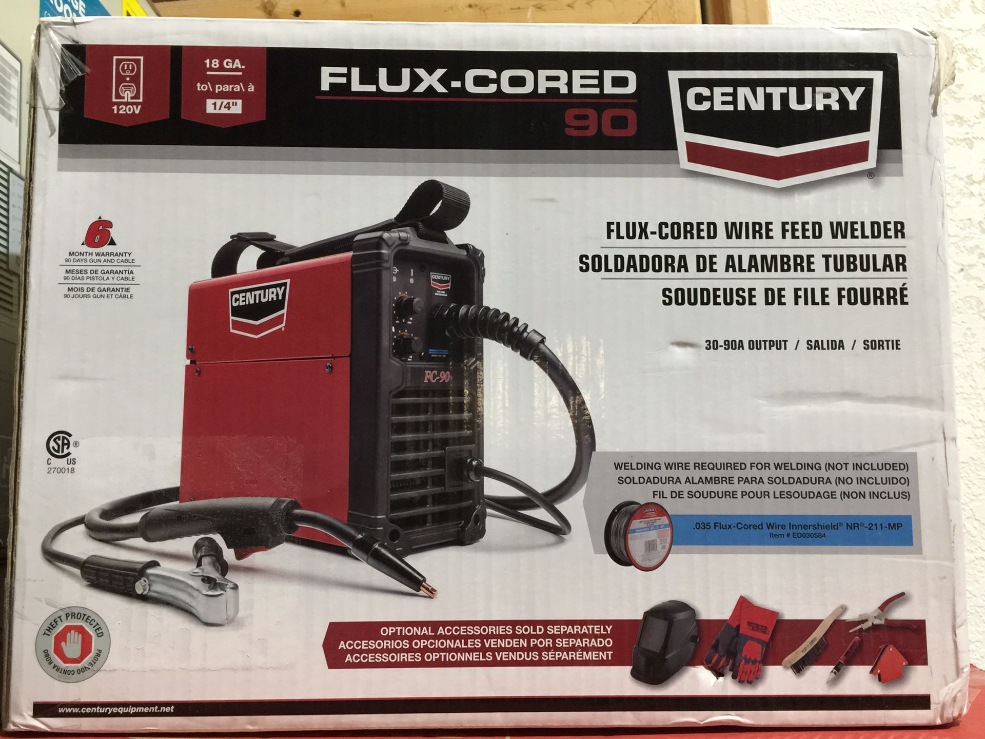 Century (K3493-1) FC-90 Flux-Corded Feed Welder (MXP013126)