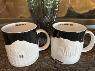 Starbucks Skyline Series Mugs Los Angeles 