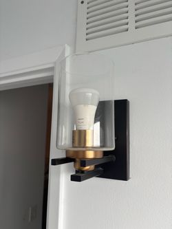 Light fixture sconce