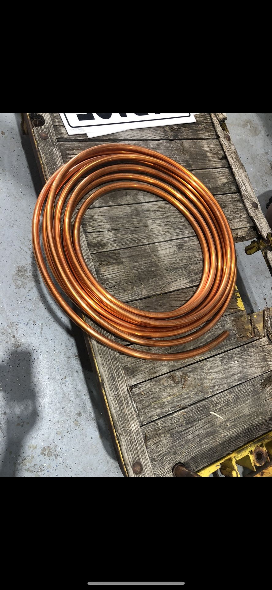 60 ft of copper pipe type L brand new
