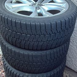 Audi OEM Wheels with Winter Tires – Set of 4 – Good Tread