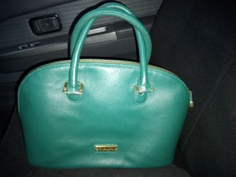 PURSE/SHOULDER BAG WOMAN'S JOY & IMAN GREEN (COMES WITH A WATCH)