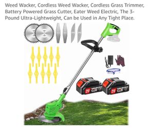 Weed Wacker, Cordless Weed Wacker, Cordless Grass Trimmer,
