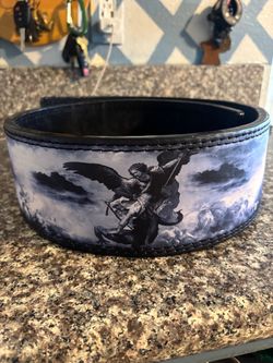 Saint Kaizen Archangel Michael lever belt XL