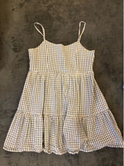 Cotton-On plaid spring dress