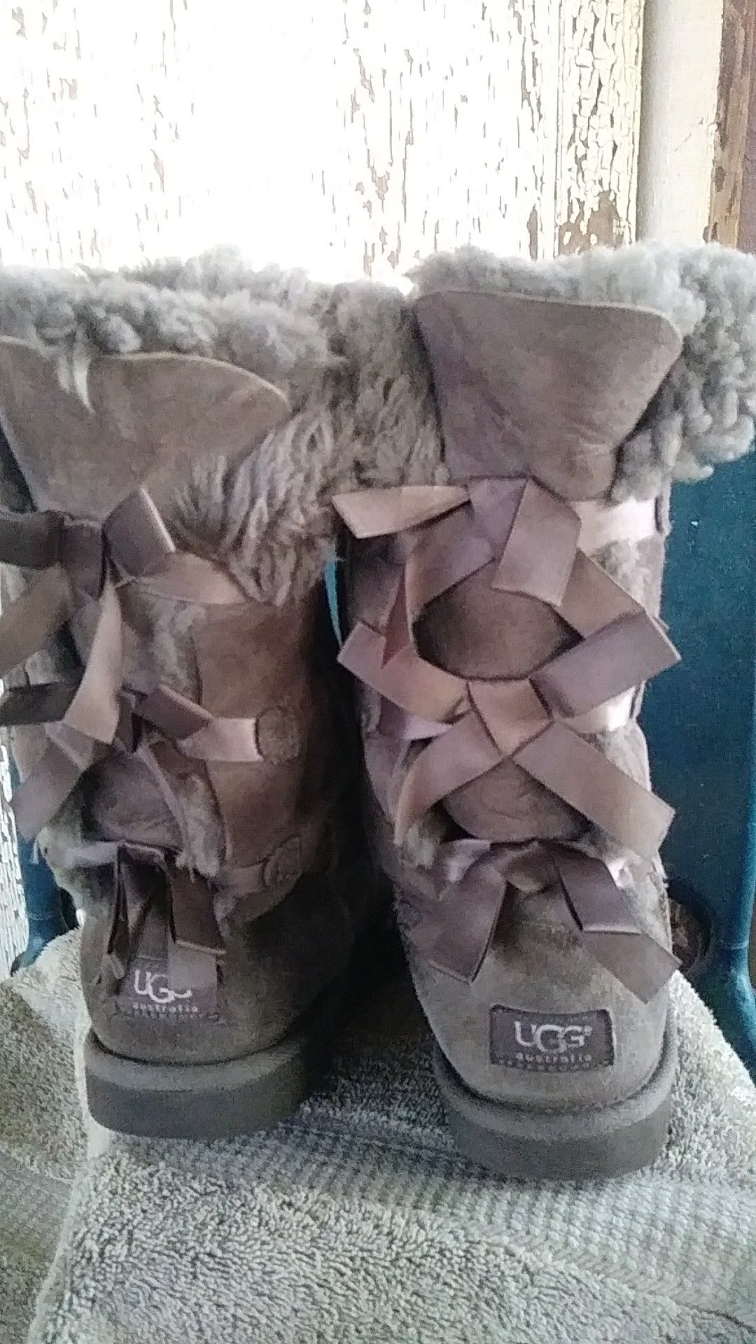 Grey UGG boots size 5