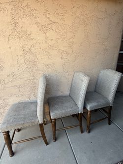 3 Chairs- counter/bar height