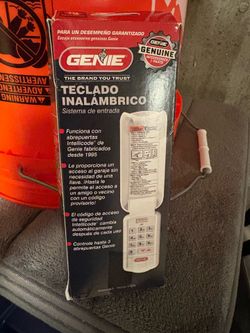 Garage opener keypad