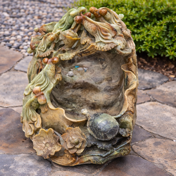 🐉🔥 PREMIER Hand-Carved Jade Sculpture – Dragon & Turtle Feng Shui Masterpiece 🐢