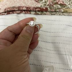 Real 925 Sterling Silver Wedding Ring Size 7