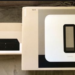 Sonos Amp & Sub 4 (White) Brand New Sealed. Includes Warranty.
