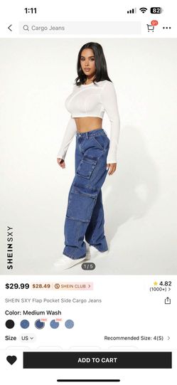 SHEIN Cargo Jeans