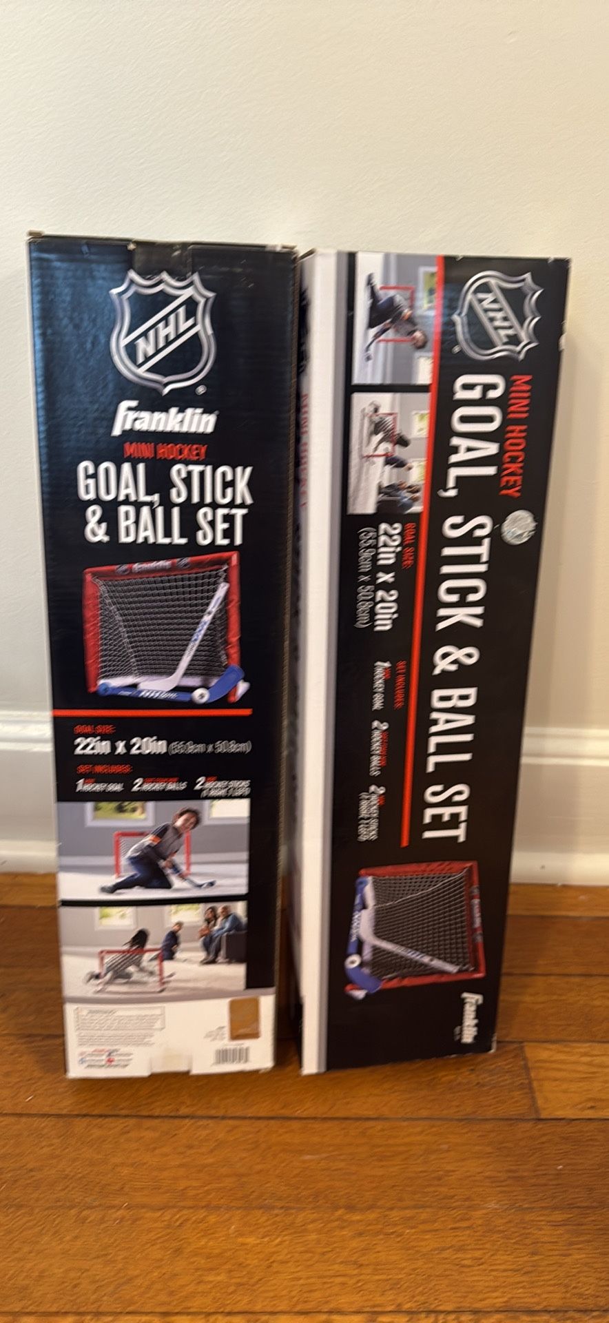 Hockey Stick & Goal Set / Pair Of 2