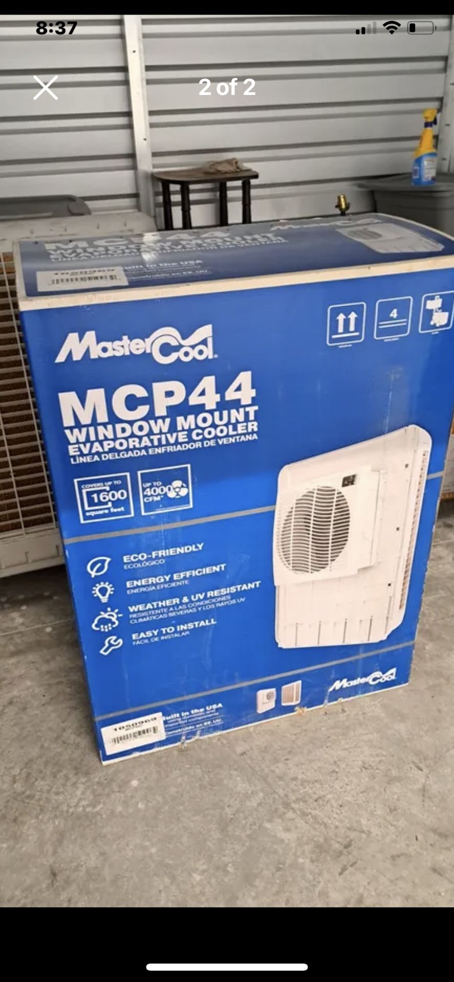 1600 Sq Ft Master Cooler Mcp44 Master Cool Window Mount Cooler