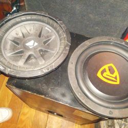 2 10inch Subwoofer No Box Just Subs 