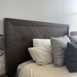 WOODEN BED FRAME