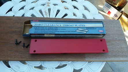 Table saw plate