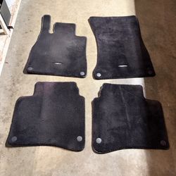 2014-2020 genuine OEM Mercedes S-class black carpet floor mats, A(contact info removed)-9K26