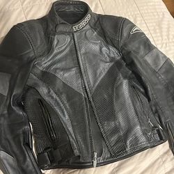 Vintage Teknic Motorcycle Jacket Include Gloves.