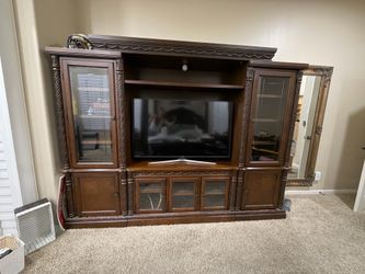 Wooden Entertainment Center