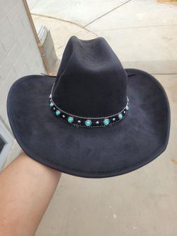 Black Cowboy Hat. Unisex. Sombrero negro