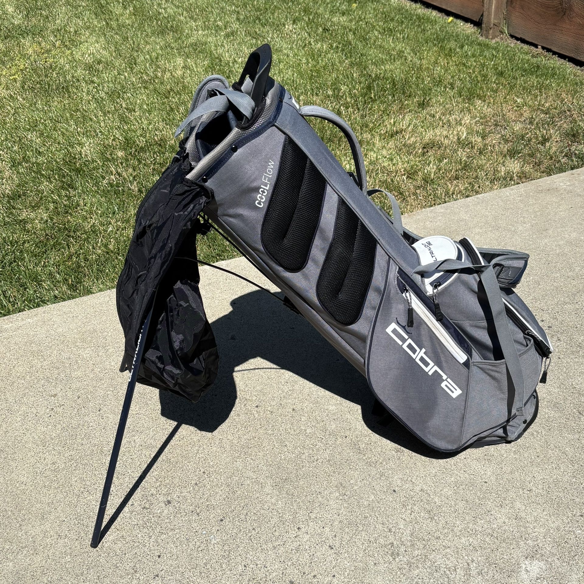 Cobra Ultralight Pro Golf Stand Bag 4 Way Slot Gray