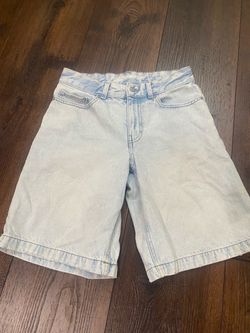 Men’s jean baggy shorts size 28 original use  #4