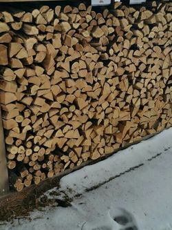 Face cords of Firewood
